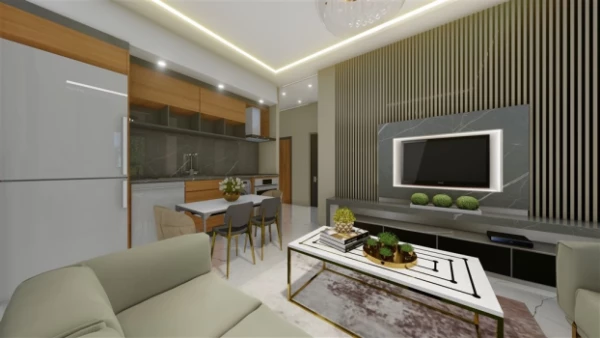 New-build property 1+1, 3+1 duplex, 4+1 duplex in Alanya - 51 sqm