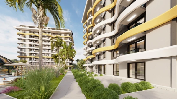 New-build property 1+1, 2+1 duplex in Alanya - 45 sqm