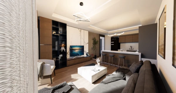 New-build property 1+1, 3+1 duplex in Muratpasa (Antalya) - 64 sqm