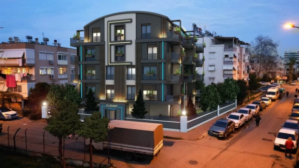 New-build property 1+1, 2+1 duplex, 3+1, 3+1 duplex, 4+1 duplex in Muratpasa (Antalya) - 117 sqm