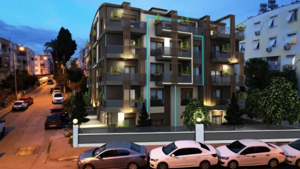 New-build property 1+1, 2+1 duplex, 3+1, 3+1 duplex, 4+1 duplex in Muratpasa (Antalya) - 117 sqm