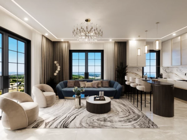 Новостройка 1+1 bahce, 2+1 duplex, 3+1 duplex, 4+1 duplex в Аланья - 71 кв.м