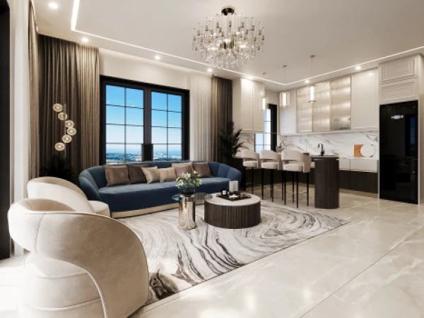 Новостройка 1+1 bahce, 2+1 duplex, 3+1 duplex, 4+1 duplex в Аланья - 71 кв.м