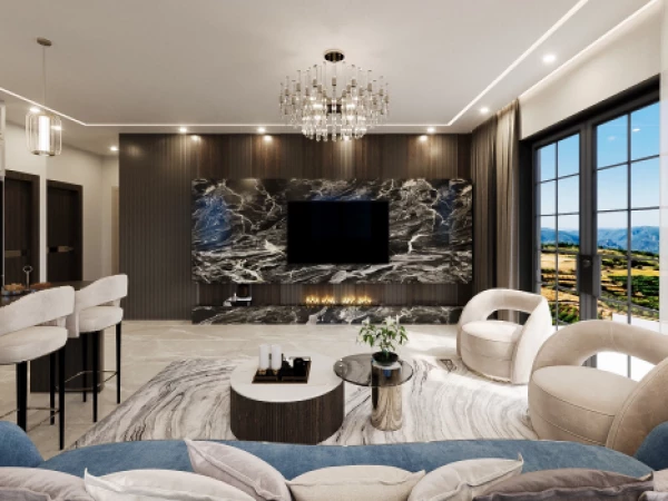 Новостройка 1+1 bahce, 2+1 duplex, 3+1 duplex, 4+1 duplex в Аланья - 71 кв.м