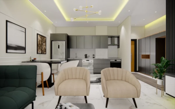 New-build property 1+1, 2+1 in Alanya - 60 sqm