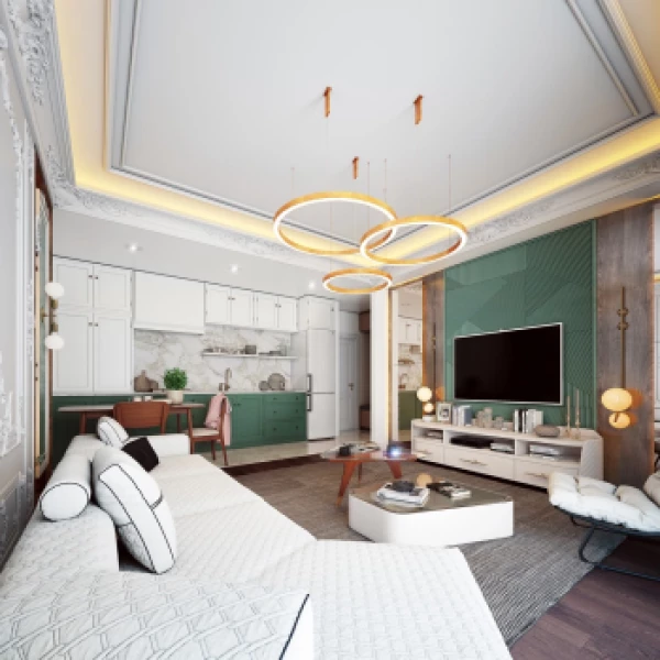 New-build property 1+1, 2+1, 2+1 duplex, 3+1 duplex in Alanya - 105 sqm